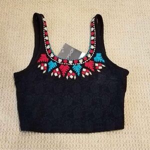 Topshop crop top size 2